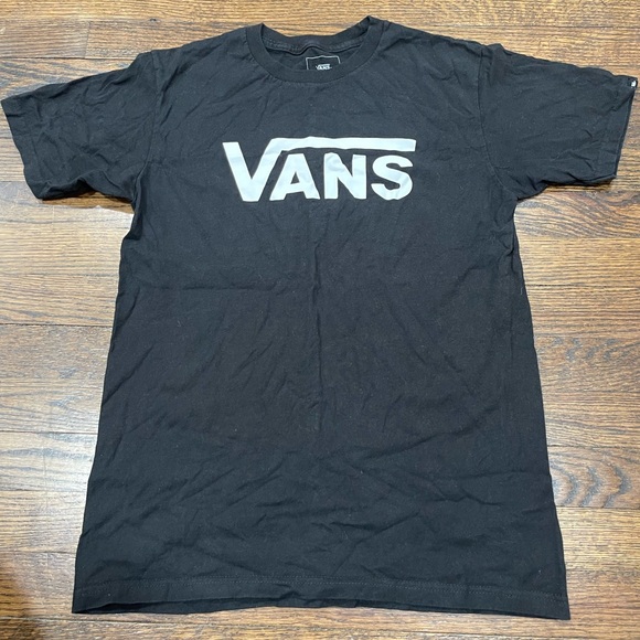 Vans Black Short Sleeve Tee with Iconic Logo size S - Picture 1 of 3